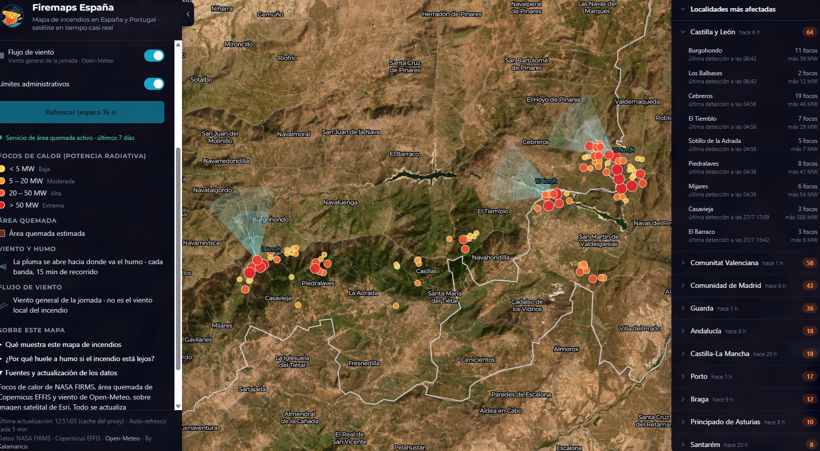 Visor Firemaps España