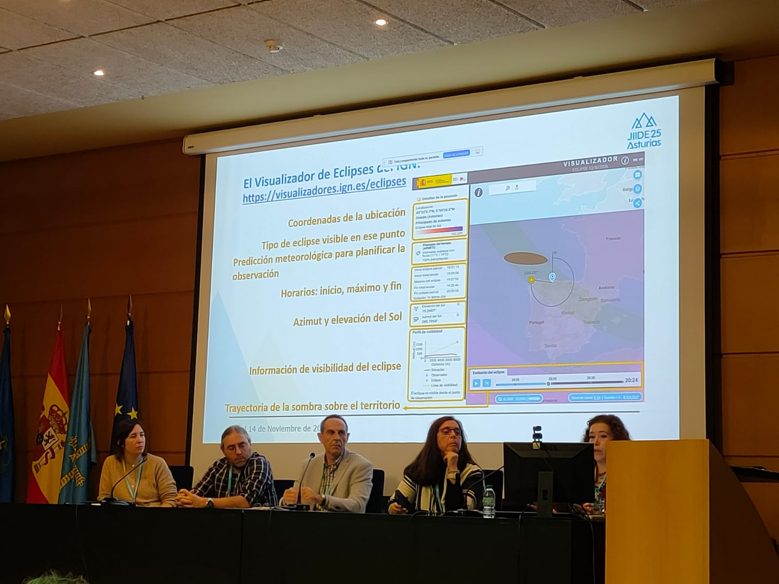 Presentación visualizador de eclipses JIIDE 2025