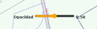 Barra de opacidad para comparar cartografía histórica en el visualizador del Catastro