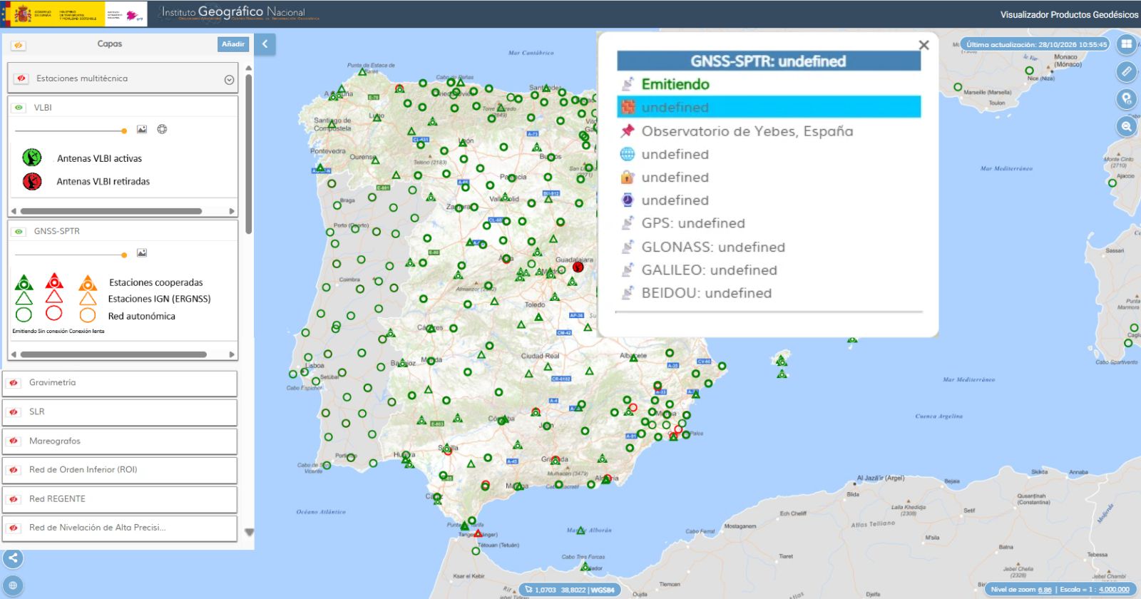 Visualizador de productos geodésicos