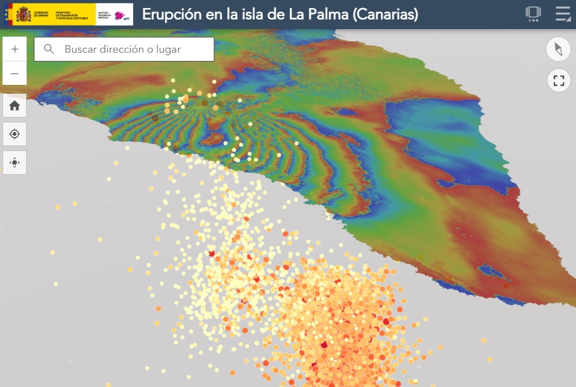 Deformaciones InSAR: Fase (22/06/2021 al 20/09/2021)